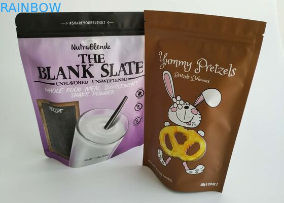 مخصص الوقوف الحقيبة الحقيبة لذيذ تغليف التعبئة والتغليف Sealable كيس من البلاستيك الطباعة الحفر