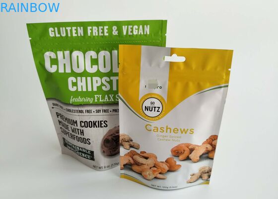 مخصص الوقوف الحقيبة الحقيبة لذيذ تغليف التعبئة والتغليف Sealable كيس من البلاستيك الطباعة الحفر