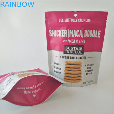 SGS البلاستيك وجبة خفيفة حقيبة تغليف مخصص شعار مايلار دوق-باي للبطاطا رقائق / البسكويت