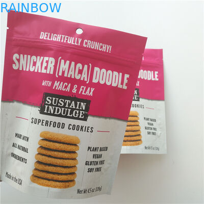 SGS البلاستيك وجبة خفيفة حقيبة تغليف مخصص شعار مايلار دوق-باي للبطاطا رقائق / البسكويت