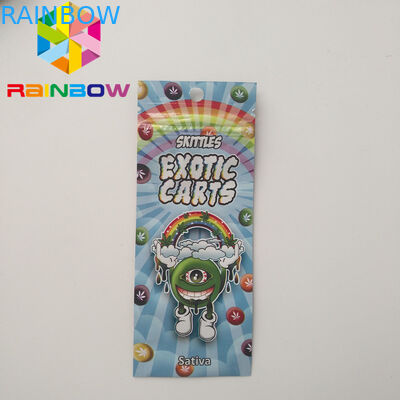 ميني مايلر زيبلوك حقائب ، تغليف أغذية مايلر الغريب عربات Vape خرطوشة المجسم