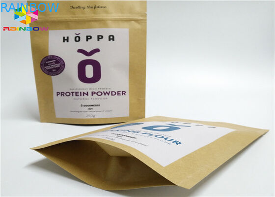 كرافت أكياس الورق المخصصة الجوز كرافت السكر سناك تغليف أغذية Ziplock