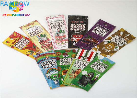 البخور العشبية الأغلاق أكياس البلاستيك AC1003 CBD Vape خرطوشة النفط التطبيقية