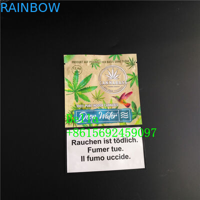 مايلر العشبية البخور تغليف زيبلوك ورق التبغ يقف حقيبة 120-180 هيئة التصنيع العسكري سمك