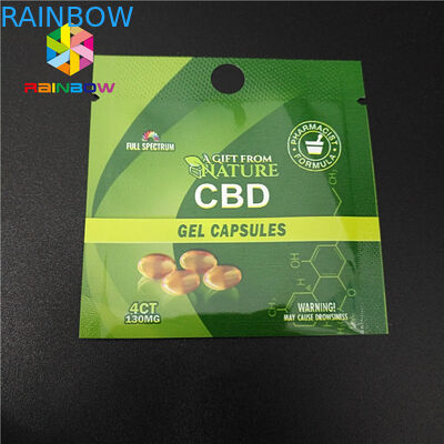 الحقائب البلاستيكية والدليل على التعبئة والتغليف الأغلاق Ziplock مايلر حقيبة CBD القنب حزمة الأعشاب