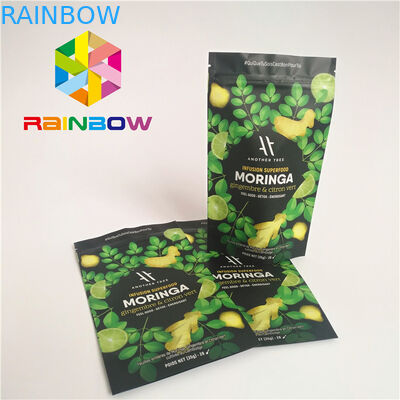 ماتي السطح الانتهاء من الحقائب البلاستيكية التعبئة والتغليف سحاب الوقوف بروتين مسحوق الحقيبة