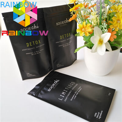 مادة الغذاء الصف الوقوف الحقيبة زيبر الحقيبة المخروطية الشكل المورينغا مع احباط بطانة