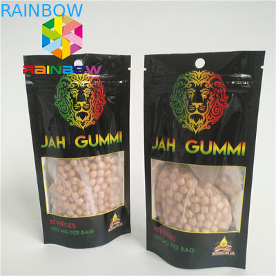 احباط مطبوعة مغلفة مايلر زيبلوك الوقوف الحقائب Mmj الاعشاب القنب التعبئة والتغليف