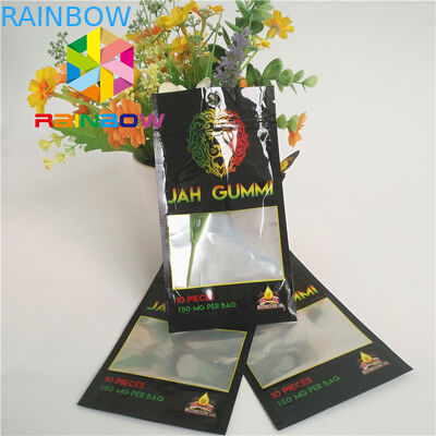 احباط مطبوعة مغلفة مايلر زيبلوك الوقوف الحقائب Mmj الاعشاب القنب التعبئة والتغليف