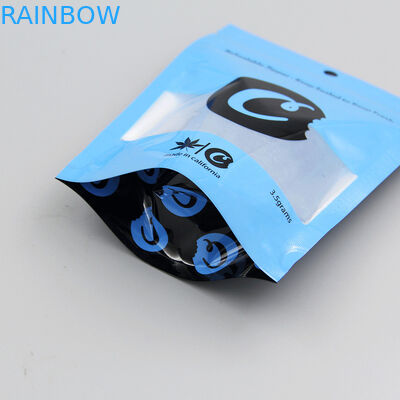 مخصص البخور العشبية التغليف 3.5g بسكويت كيس مايلر الطفل برهان مع نافذة واضحة