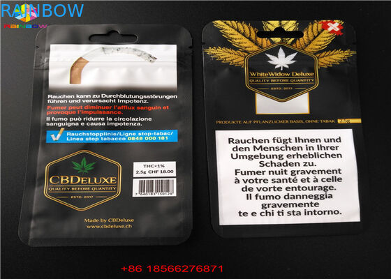 CBD GUMMIES أكياس التعبئة والتغليف البلاستيكية مع نافذة مغلفة أكياس الألومنيوم الكيس الحرارة ختم الغذاء الحقيبة البريدي احباط كيس بولي