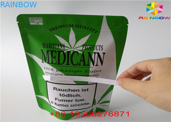 CBD GUMMIES أكياس التعبئة والتغليف البلاستيكية مع نافذة مغلفة أكياس الألومنيوم الكيس الحرارة ختم الغذاء الحقيبة البريدي احباط كيس بولي