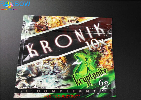 الطفل واقية سحاب الألومنيوم احباط الوقوف الحقيبة CBD / خرطوشة Packingfor السكر مسحوق