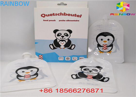 أكياس السوائل القابلة لإعادة الاستخدام ، وحقائب الوقوف مع غطاء Doypack Foil Spout Spout