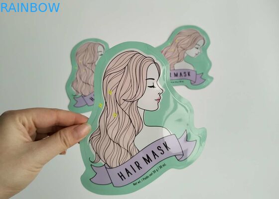 شكل خاص الألومنيوم احباط الجانب مجمعة بلاستيك حقائب مستحضرات التجميل ورقة قناع الوجه التعبئة والتغليف