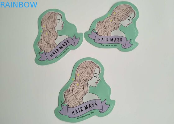 شكل خاص الألومنيوم احباط الجانب مجمعة بلاستيك حقائب مستحضرات التجميل ورقة قناع الوجه التعبئة والتغليف