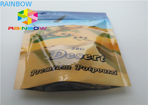 أكياس صغيرة زيبلوك التعبئة ، الألومنيوم احباط الحقيبة للحصول على حبوب منع الحمل العشبية الطاقة