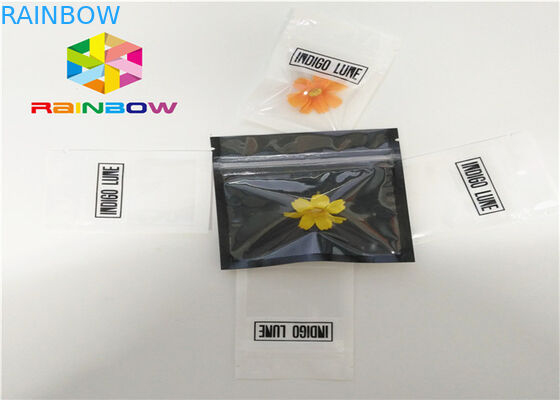 البخور العشبية كيس من البلاستيك الحقائب التعبئة والتغليف قرطوم الحقيبة الطاقة حبوب سحاب قفل