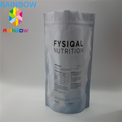 الحقائب البلاستيكية Reclosable Reclosable التعبئة والتغليف من جانب واحد من الذهب أكياس الطعام الآمن ماتي