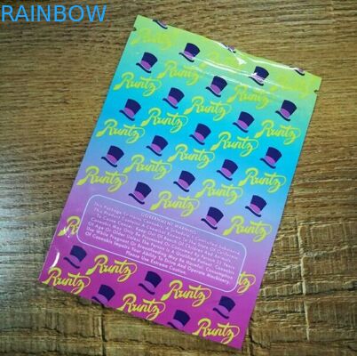 الهولوغرام الطباعة العشبية البخور التغليف ، الكوكيز انهض الحقيبة البلاستيكية لكبير Als AL الغريبة