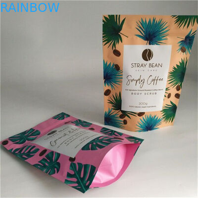 أكياس الشاي القابلة للتحلل الحيوي التغليف مخصص Airtightbody فرك قهوة فورية الكيس