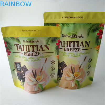 دباؤك أكياس مايلر سناك تغليف ، رقائق الألومنيوم يقف أكياس زيبلوك للفاكهة المجففة