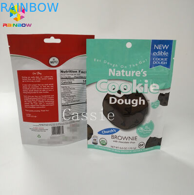 التصفيح الوقوف سستة أكياس الحقيبة التعبئة والتغليف المرنة الحقائب الغذائية للمكسرات وجبات خفيفة