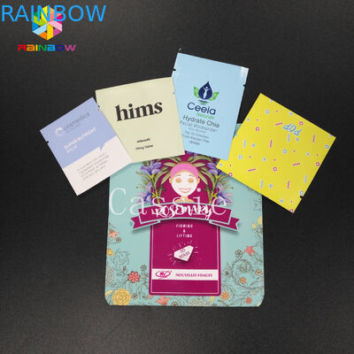 أكياس مايلر الحقيبة قبضة ختم الغذاء الصف تخزين مسحوق الشاي التجميل عينة الهبة