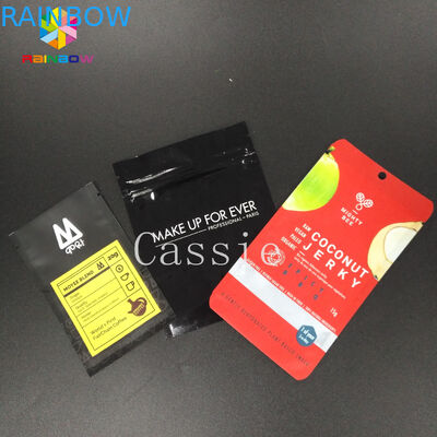 ثلاثة جوانب مختومة الحقائب البلاستيكية حقيبة التعبئة والتغليف الرطوبة دليل مايلر الحقيبة مع الرمز البريدي قفل