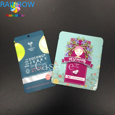 الحقائب البلاستيكية غير لامع التغليف البلاستيكية الألومنيوم مايلر الحقيبة البسيطة تخزين عينة مع سحاب