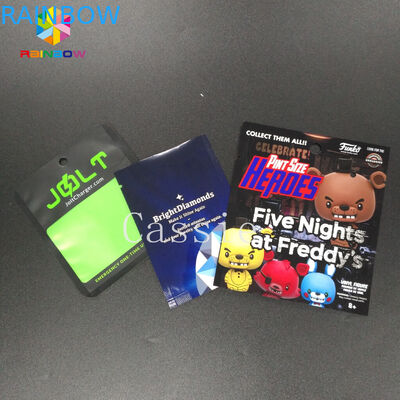 ثلاثة جوانب مختومة زيبلوك الوقوف الحقائب لامعة الطباعة التجميل قناع الوجه التغليف