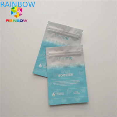 الوجه عيون قناع الحقائب البلاستيكية التعبئة والتغليف ثلاثة الجانب مختوم حقيبة مسطحة السطح المصقول