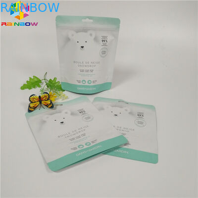 زيبر الأعلى الوقوف الحقيبة احباط التعبئة والتغليف حمام فرك الألومنيوم أكياس فرك الجسم الجسم