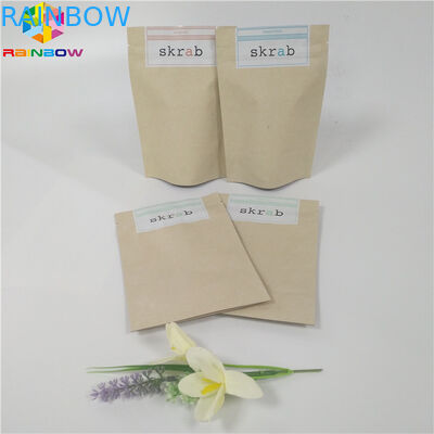أكياس الورق مخصصة للأغذية الصف الوقوف التعبئة القابلة لإعادة التدوير فرك الجسم