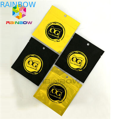 حرارة مختومة الحقيبة احباط التغليف حسب الطلب ماتي كيس من البلاستيك الطباعة الحفر