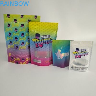 تخصيص ماتي الأعشاب البخور التغليف كيس من البلاستيك الرقمية مطبوعة الرمز البريدي قفل مايلر