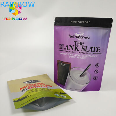 حقيبة الوجبات الخفيفة القابلة لإعادة التعبئة والتغليف رقائق الألومنيوم الوقوف الحقيبة دوق-باي الرمز البريدي