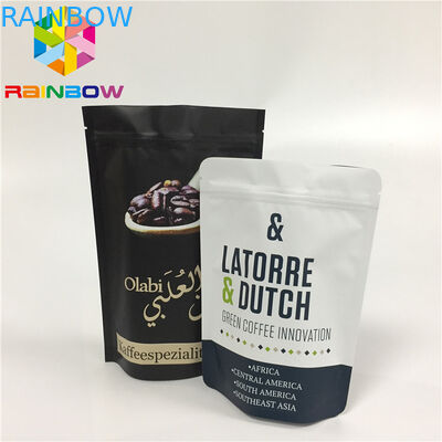 MOPP مخصص طباعة أكياس رقائق الألومنيوم الرطوبة قفل سستة والدليل مع صمام