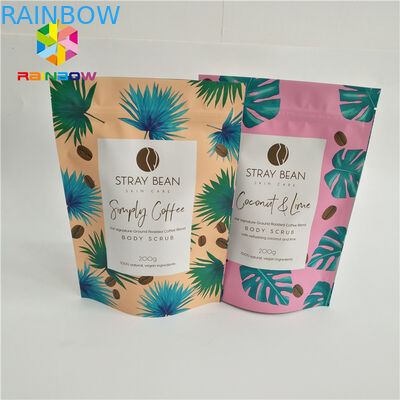 الوقوف سستة الحقيبة مخصص المطبوعة أكياس البلاستيك كيس القهوة حزمة الغذاء runtz التغليف مات الرطوبة لامعة