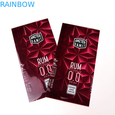 بالألوان الكاملة طباعة PET الحرارة يتقلص الأكمام المشروبات تقليص التسميات شعار مخصص الحرارة الحساسة