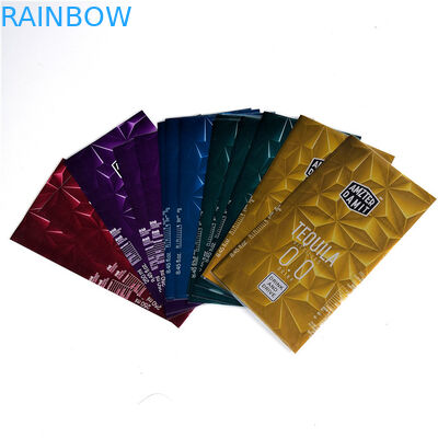 مخصص مطبوعة تقليص تسميات زجاجة التفاف ، ماء يتقلص التفاف العصابات CMYK اللون