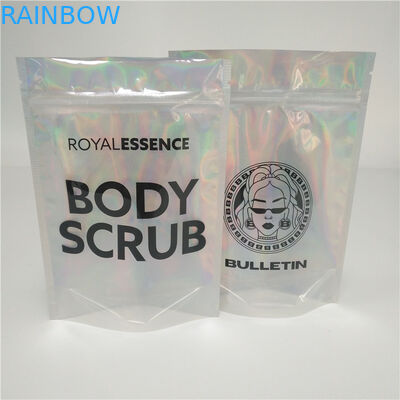 التسلق المجسم احباط الحقيبة التعبئة والتغليف الهولوغرام حقائب مايلر بريق مسحوق حقيبة طلاء الأظافر