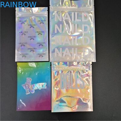 خرطوشة المطبوعة Vape الحقيبة احباط Packagi الملح التوابل بريق تسلق حقيبة قزحي الألوان