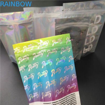 خرطوشة المطبوعة Vape الحقيبة احباط Packagi الملح التوابل بريق تسلق حقيبة قزحي الألوان