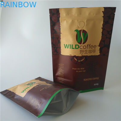 مخصص مطبوعة الألومنيوم احباط الوقوف الحقيبة القابلة لإعادة التدوير ماتي إنهاء PDA SGS الموافقة