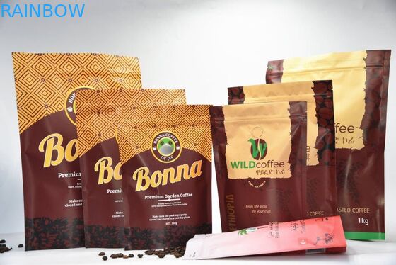 الأغلاق الألومنيوم احباط الوقوف سستة الحقيبة ، أكياس Ziplock المطبوعة مع صمام