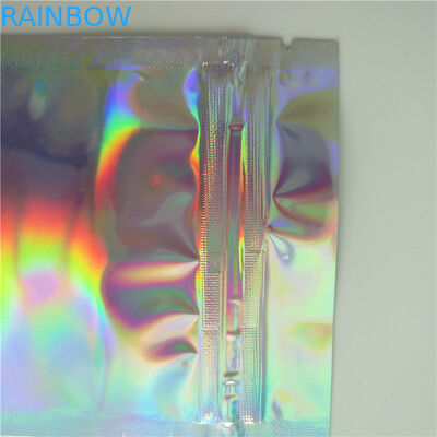 الوقوف مستحضرات التجميل الحقيبة حقيبة ماكياج الأزياء واضحة تسلق حقيبة الحقيبة الثلاثية الأبعاد الهولوغرام حقائب التجميل