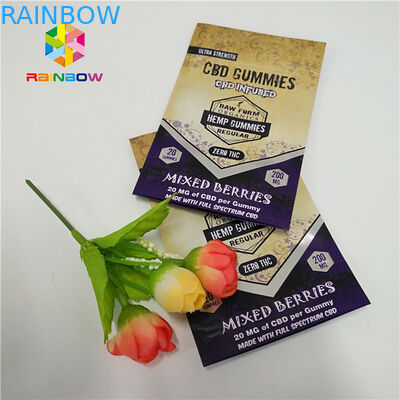 العشبية كبسولة رقائق الألومنيوم التعبئة والتغليف 3G 5G 10G الرطوبة الحقيبة تخصيص الحجم