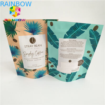 مغلفة احباط كيس سستة الوقوف الوقوف التعبئة والتغليف الحقيبة مخصص المطبوعة أكياس البلاستيك القهوة الحقائب البلاستيك الساخن بيع