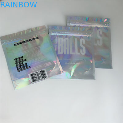 3 الوجهين الختم تغليف مستحضرات التجميل حقيبة احباط مايلر زيبلوك شقة التدخين التبغ التفاف الحقيبة